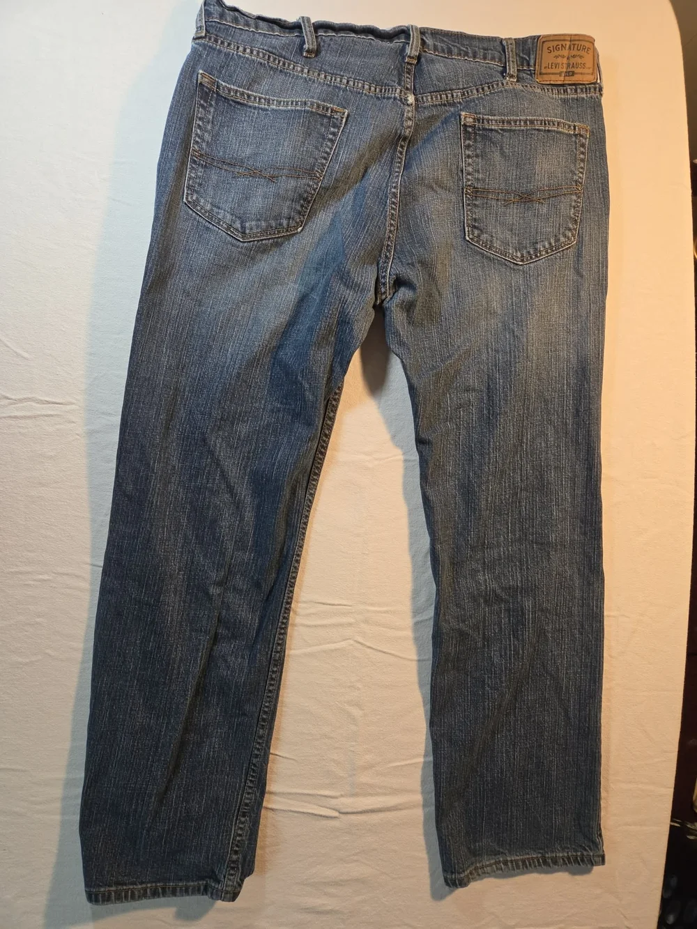 Levi's Signature Gold Men's Jeans 34x30 Straight Dark Wash Denim